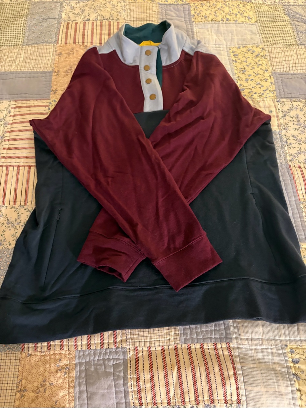 Woolx Charlie 4 Button Shirt, Size XL